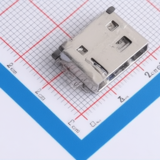 Female HDMI Connector Surface Mount 243 Millimeter Height HH HDMI-AF232-CB2.43 for Electronic Devices