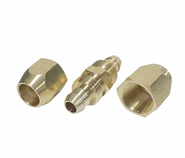 Antirust Solid Brass Pipe Fitting 3/8inch Barb For 3/8-Inch ID Polyurethane Air Hose