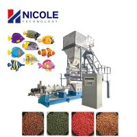 Maquinaria de fabricación de alimentos para peces automática SS304 de gran rendimiento con CE