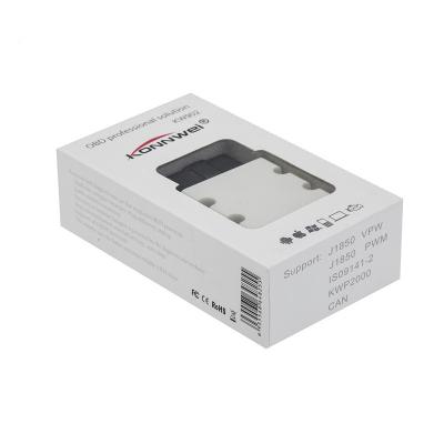 adaptateur automatique de l'outil Obd2 Bluetooth de balayage d'analyseur du moteur 12V avec le blanc d'interrupteur on/off