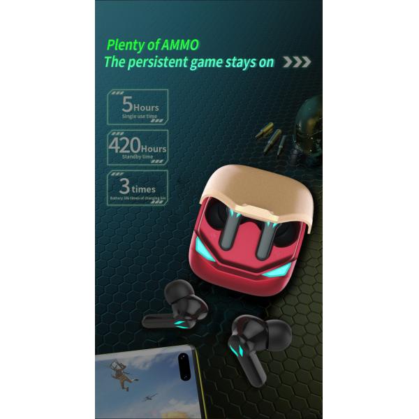 ABS True Wireless Stereo Gaming Headset In Ear Earphone RoHS