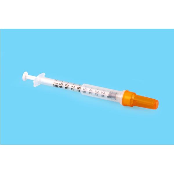 Disposable 0.5Ml 1ml Insulin Syringe With Retractable Needle U-40 U-100