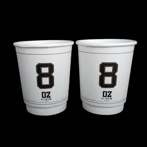 Beverage 20 Oz Disposable Coffee Cups With Lids Food Grade Ink Boba Tea Shops
