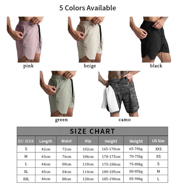 Custom Logo Light Joggers Running Activewear Men Workout Fitness Gym Shorts