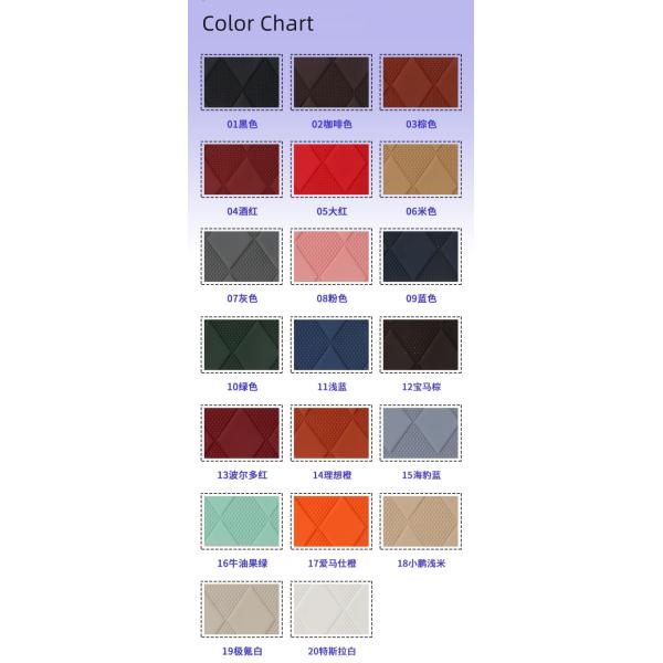 Versatile Car Floor Mats Leather Waterproof Automotive Seat Cushions Leather