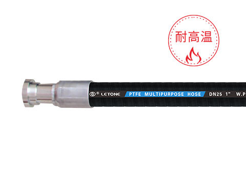 Abrasion resistant Solvent Resistant Hose Featuring Double Wire Helix Reinforcement For Durability