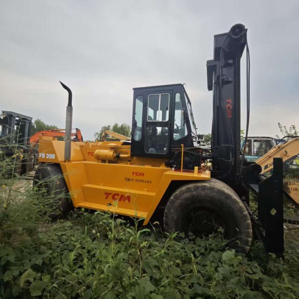 Chariot élévateur diesel TCM 200 original Japon 20 tonnes 3 mètres