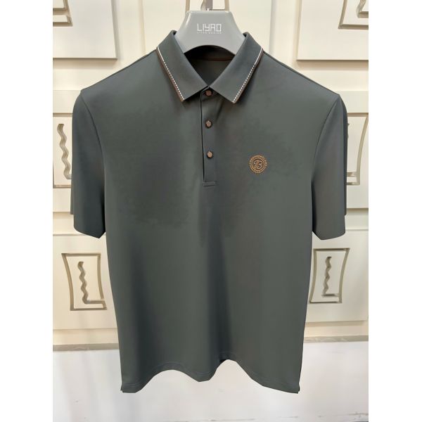 Luxury Men Polo Shirts | Minimalist Design with Contrast Collar, High - End Workmanship Men T-shirt Profession T-shirt Factory