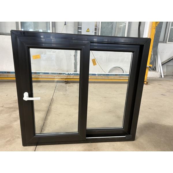 二重ガラスのPVC モダンブラックUPVC スライディング・ウインドウ・ロック