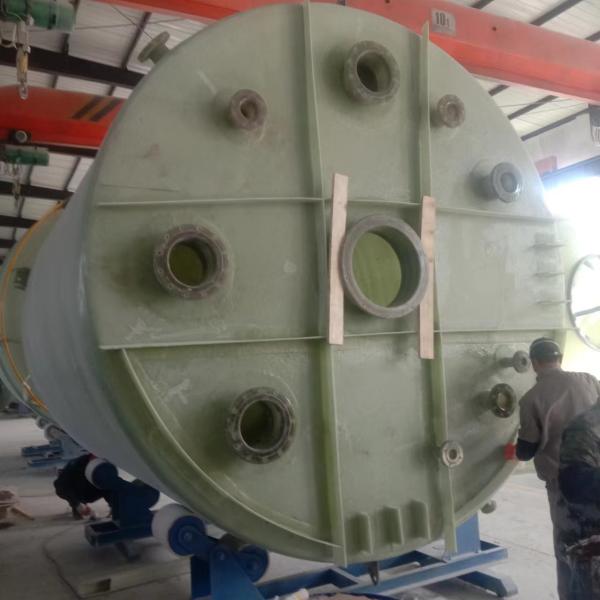 Танк цилиндрические 3600mm*5210mm Pretreatment FRP воды химический
