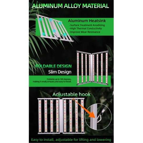 ANDY 4×6FT 1000W Led Grow Light Full Spectrum Hydroponic Plant Lamp Dimmable SAMSUNG Lm301h Evo Lm281b para Tomate Tequila Veg