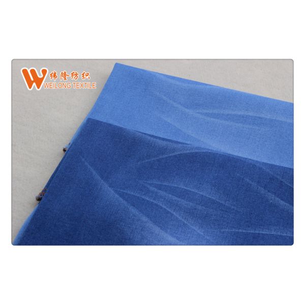 Hot Sell Colourful Blue Viscose Cotton Stretch Denim Fabric Manufacturers