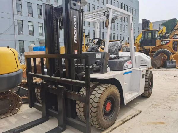 1150mm Fork Length Used Japan Made FD60 Forklift with Lifting Pallet Truck Power Type