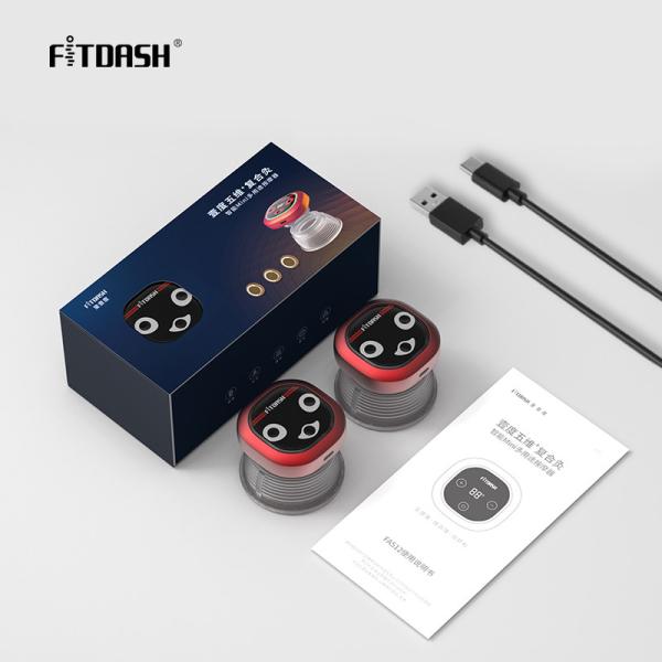 Fitdash Smart Electric Cupping Set Red Light Dynamic Cupping Device and 7w Rated Power