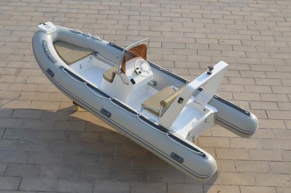 Big Width Small Rib Boat 4.8m PVC Color Customized 8 Person Fishing Boat