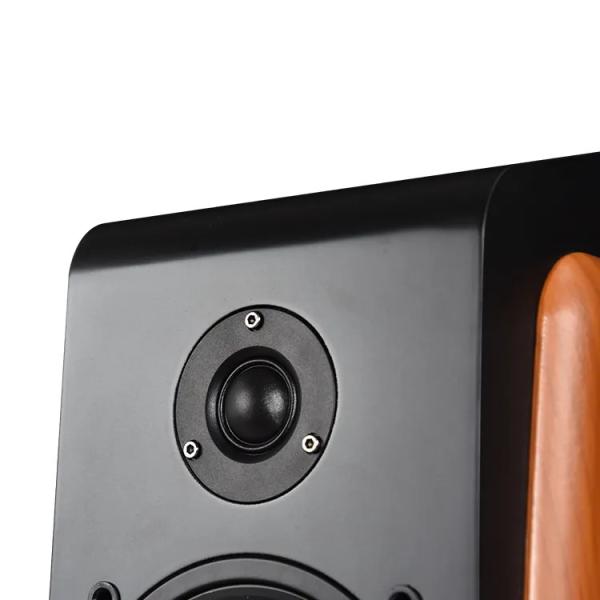 5 Inch Optical Fiber Coaxial Bookshelf Speakers Medium Bass