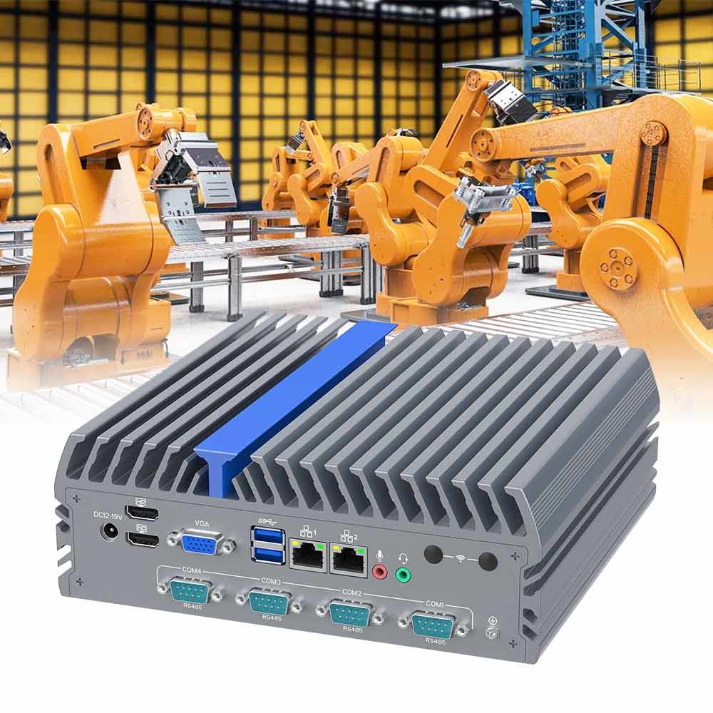 I5-12500T Промышленный мини ПК Intel 12-й независимый ядро I5 6 ядро с 4 COM