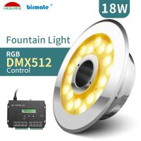 FCC do controle IK10 das luzes 18W DMX512 da fonte do diodo emissor de luz do RGB do aço de 600LM 316L