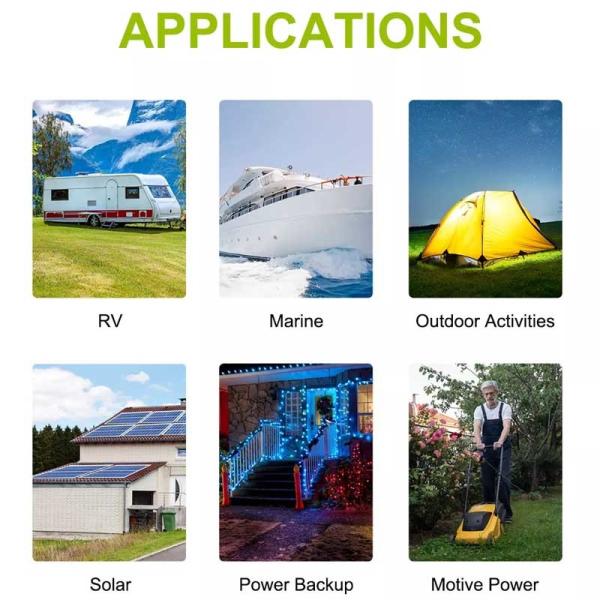 клетка LiFePO4 литий-ионного аккумулятора 32700 цикла 12V 400Ah 5120Wh глубокая