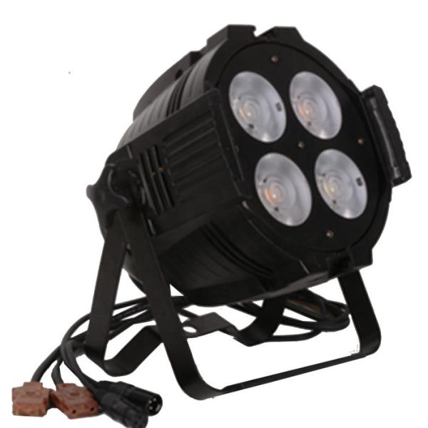 4 *50WRGBW/War+Withe 512DMX LED Cob Par Can Light For TV Studio Theater LED Face Light 200W Par