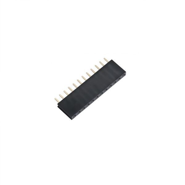 2.54mm Pitch Single Row Y-Type Female Header, Insulation Height 8.5mm
