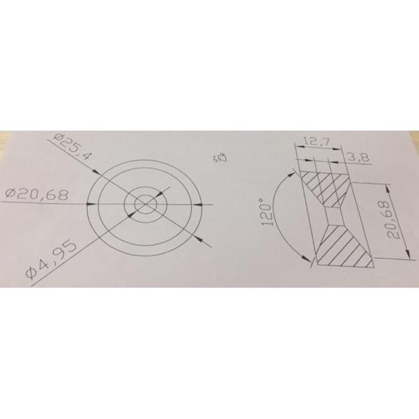 Магниты зенкованные диском отверстия неодимия автомобиля Д25.4 кс 4,95 кс 12.7мм для электрического двигателя