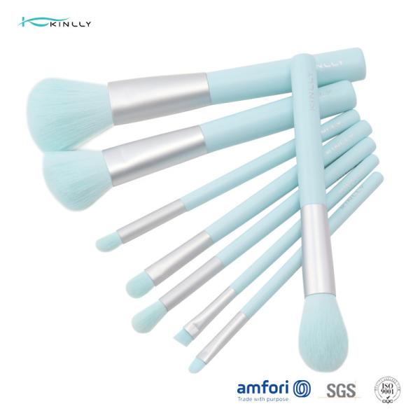 Деревянный набор щетки макияжа метки частного назначения ручки BSCI 8pcs