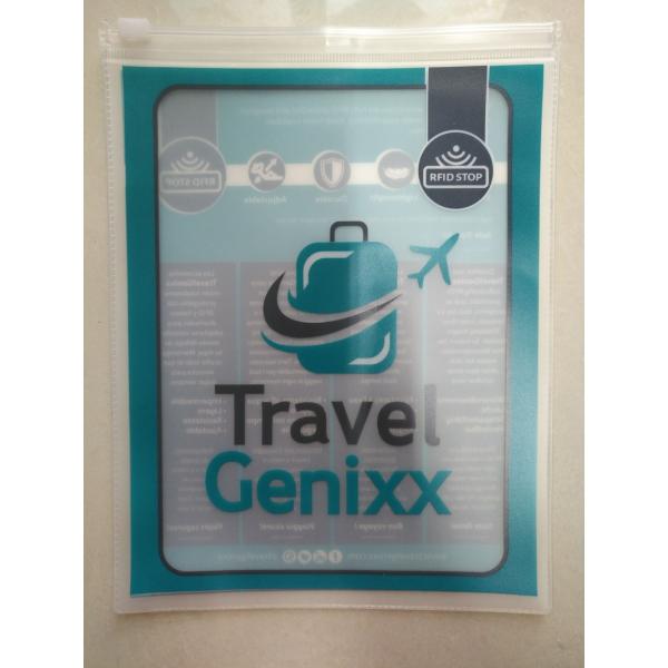 Clear Transparent Pvc Bag , Clothes Pin Pvc Hanger Bag Three Side Seal