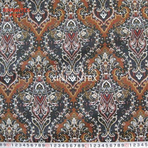F1507 100% polyester pongee custom printing 57/58