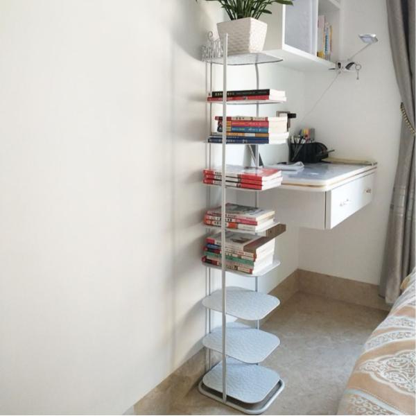 Dustproof 7 Tier Bronze Metal Wire Shoe Rack