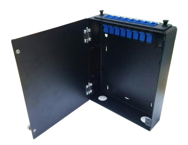 12SC 24LC Fiber Connection Box Din Rail Mount MTP MPO LC SC FC ST Adapter