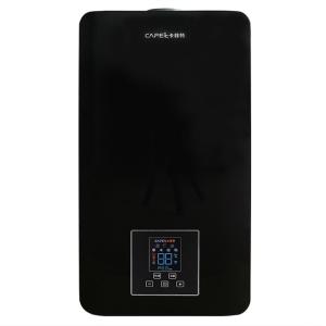 24KW Noir 12L chaudière à gaz chauffage de l'eau chaude