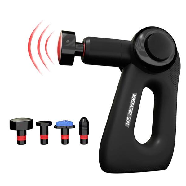 Nano Silica Gel Handle Electric Massage Gun for Muscle Recovery and Pain Relief