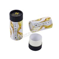 Design élégant boîte de tube ronde pour emballage cosmétiques cadeaux et artisanat