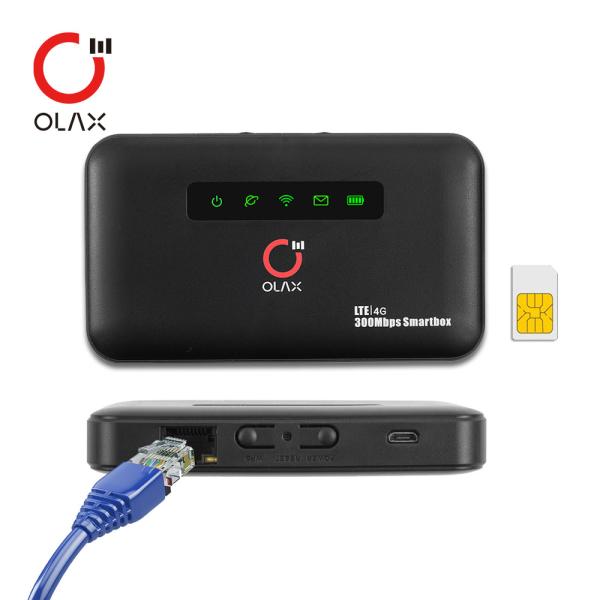 Mobile CPE OLAX MF6875 4G Hotspot Router 4G Wireless Router 300Mbps RJ45 Port Router Forwarding Used