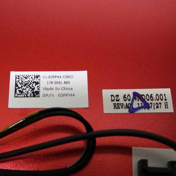 Red Dell Lcd Back Cover With Antenna For Dell Vostro V131 3330 2PPM4 02PPM4