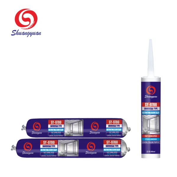 Weatherproof Universal Silicone Sealant Strong Bond UV Resistant For Kitchen Sealing