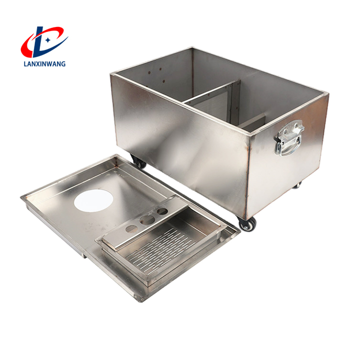 Custom Stainless Steel Coolant Tank Metal Fabrication for Wire EDM Machines