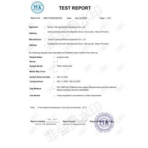 ZHENGZHOU U-CHOICE MEDICAL INSTRUMENT CO., LTD Certifications