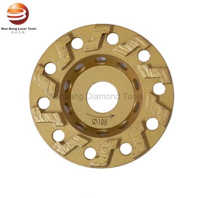 4 Inch 7 Inch Z Segment Diamond Grinding Cup Wheels