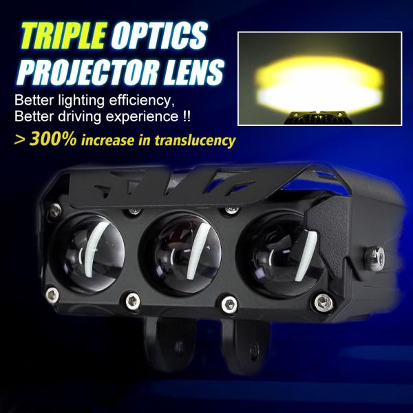 YAYE Exploradoras Para Moto 3570CSP Luces Faros Auxiliares LED Light for Motorcycle Lighting System