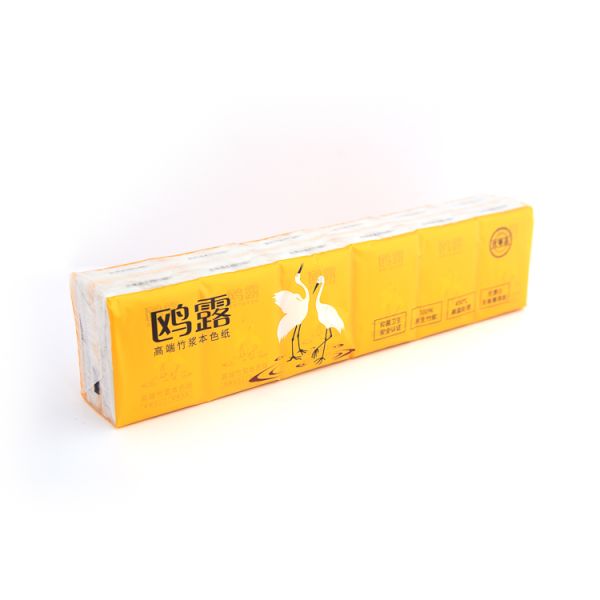 OULU Paper 32 Sheets Per Pack Unbleached Bamboo Small Pack Pocket Facial Face Tissue Paper