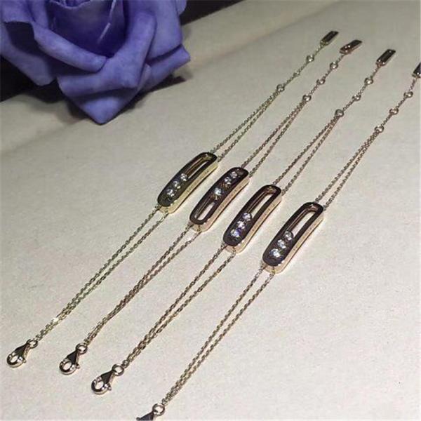 Luxury jewelry factory Mk diamond bracelet 18k white gold yellow gold rose gold diamond  bracelet