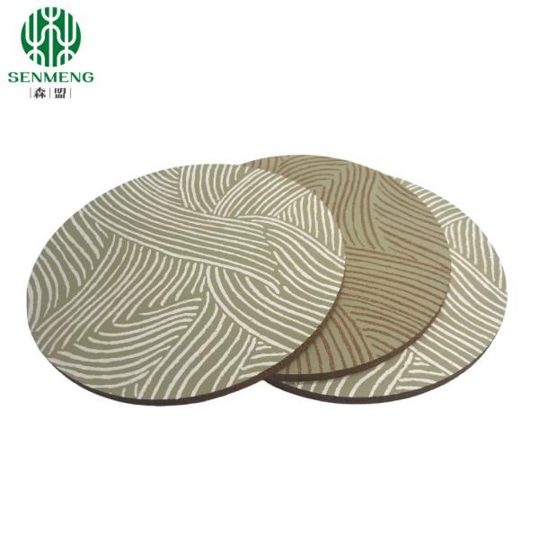 Wholesale Custom Round Decoration Message Notice Cork Board