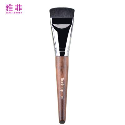 TOUCH UP 02  Foundation Brush Synthetic Hair Copper Professional Flat Facial Makeup Brush