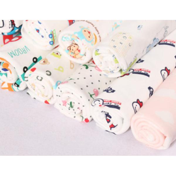 100% Cotton Flannel Baby Blanket 75cm * 120cm Cartoon Design Bale Packing