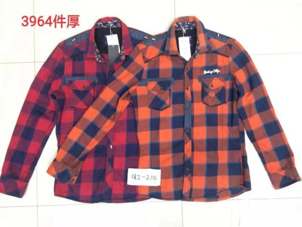 Men's High quality casual plaid shirts