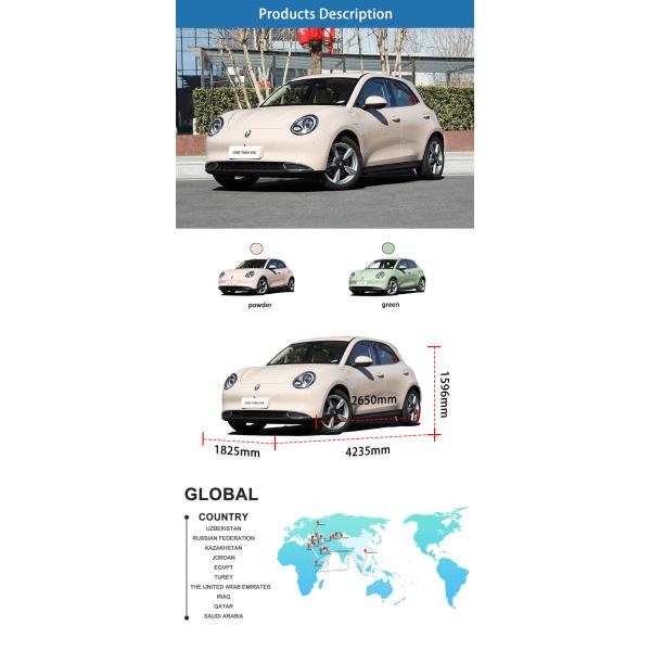 Седан мини электромобиль Автомобили высокой скорости Малый электрический седан Ora Cat Для взрослых