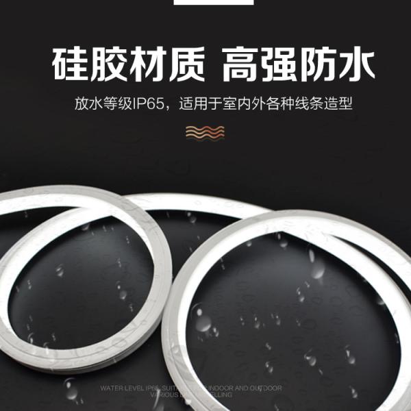 1000lm DC 12V IP55 Silicone Led Strip Light  For Outdoor / Indoor Decor