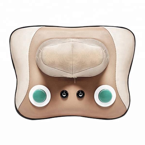 s Best White Shiatsu Infrared Heat Neck Kneading Massage Cushion with Long Battery Life